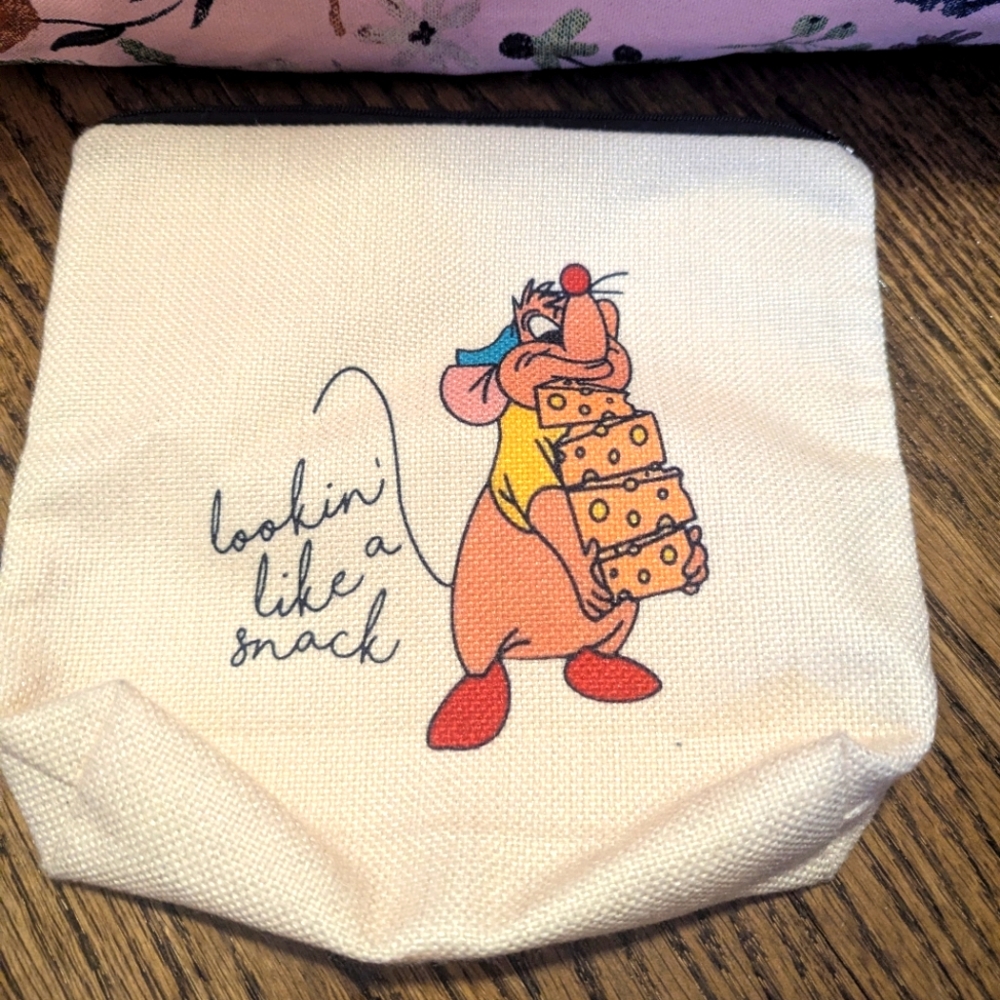 Disney Cinderella Gus Gus Makeup Bag Or Pouch